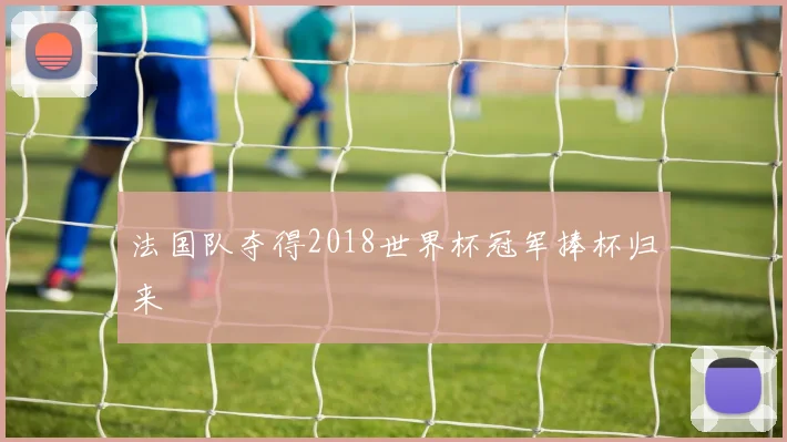 法国队夺得2018世界杯冠军捧杯归来