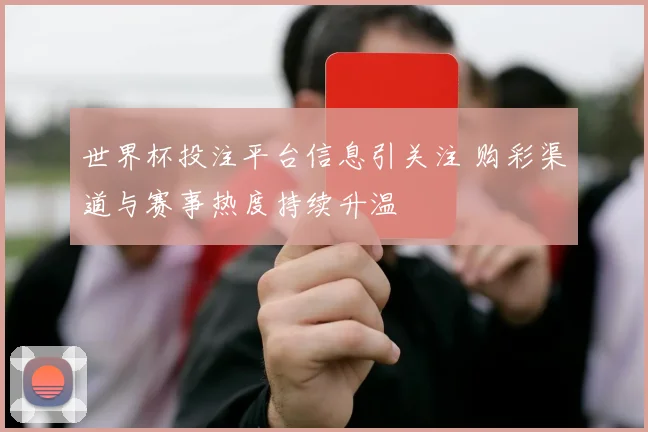 世界杯投注平台信息引关注 购彩渠道与赛事热度持续升温